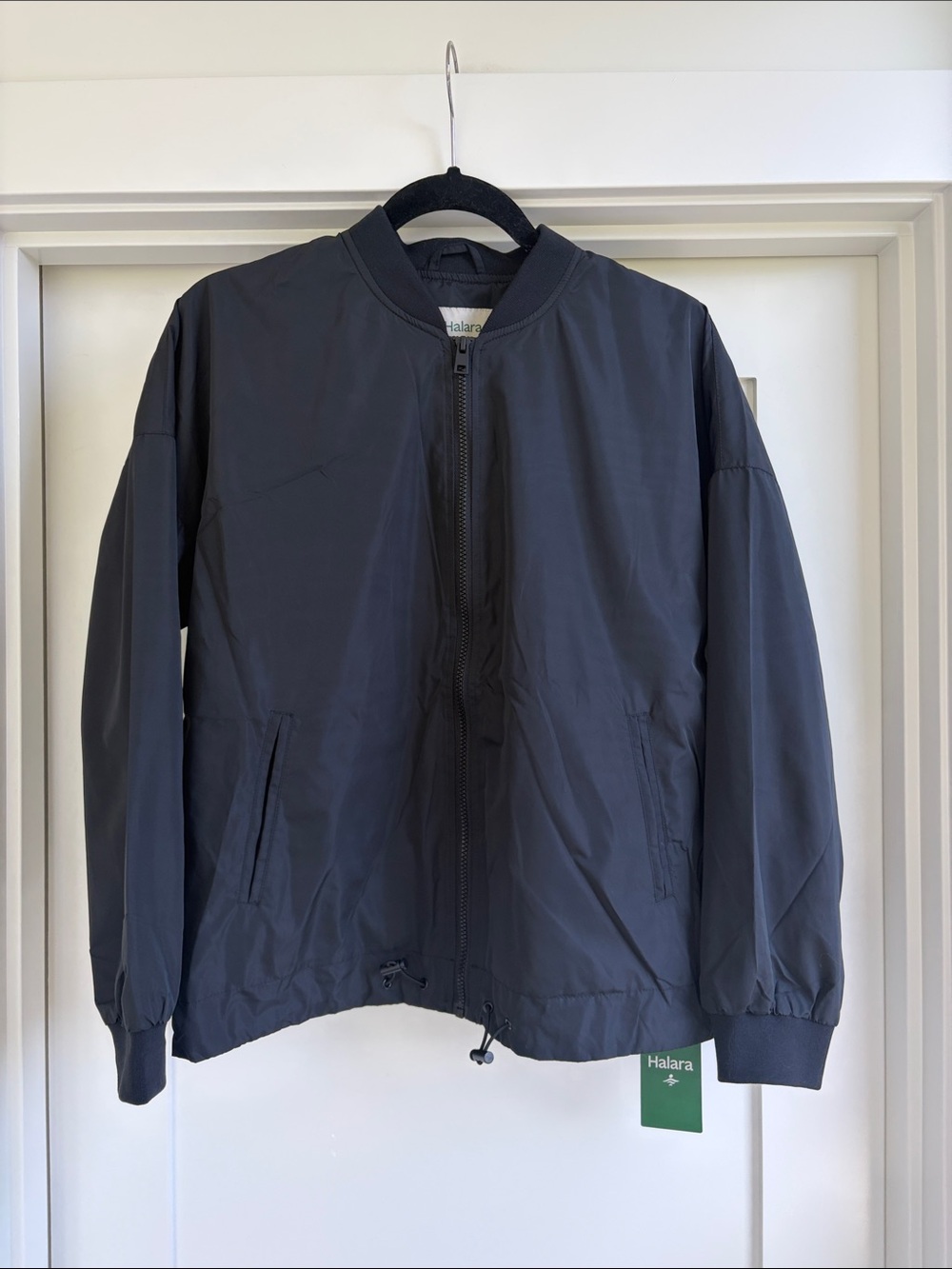 NWT Halara Lightweight Bomber Jacket - Black - Small